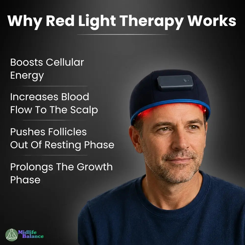 Crown Confidence Red Light Therapy Cap - Healthier Hair Starts Here