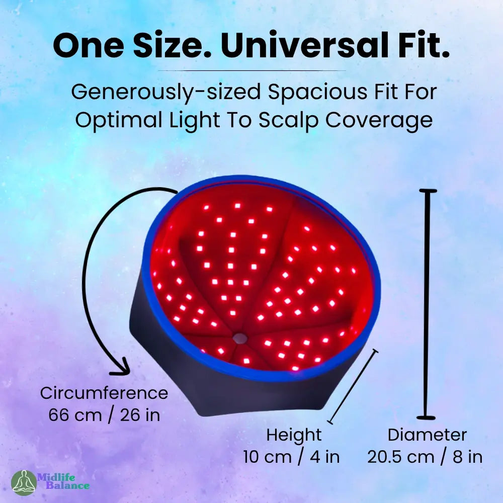Crown Radiance Red Light Therapy Cap - Let Your Hair Flourish Again